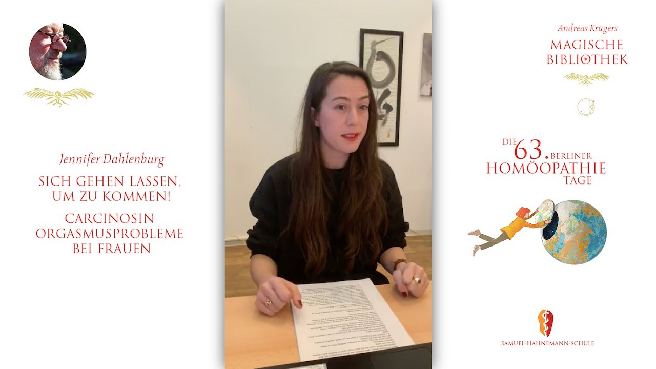 Jennifer Dahlenburg | Sich gehen lassen, um zu kommen! Carcinosin Orgasmusprobleme bei Frauen