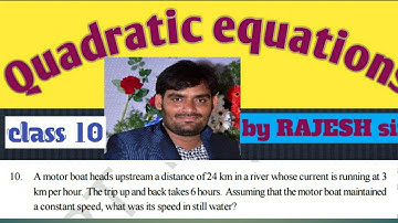 Quadratic equations Exercise 5.2 Q.no 10 AP and TS boards