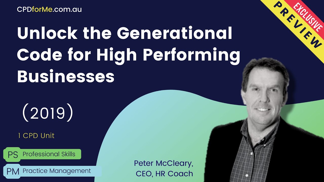 PREVIEW Unlock the Generational Code for High Performing Businesses