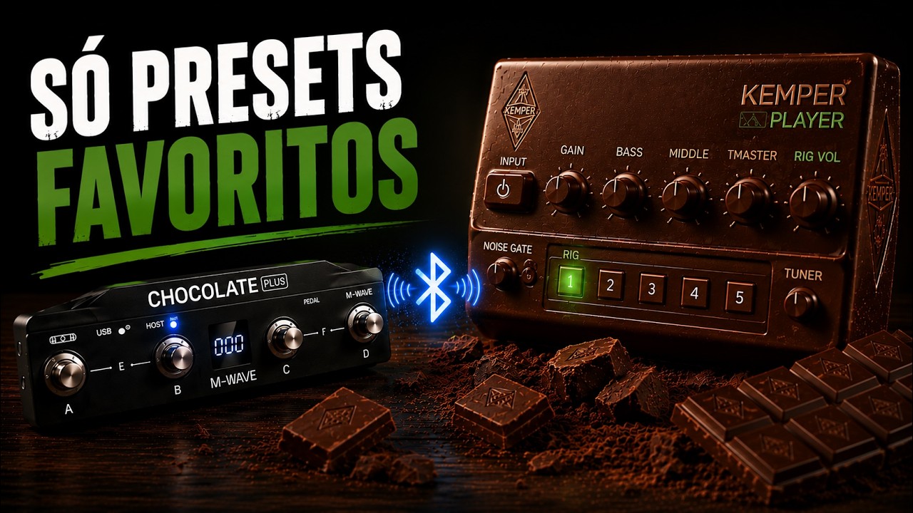 ACESSANDO presets FAVORITOS com M-VAVE CHOCOLATE Plus no KEMPER