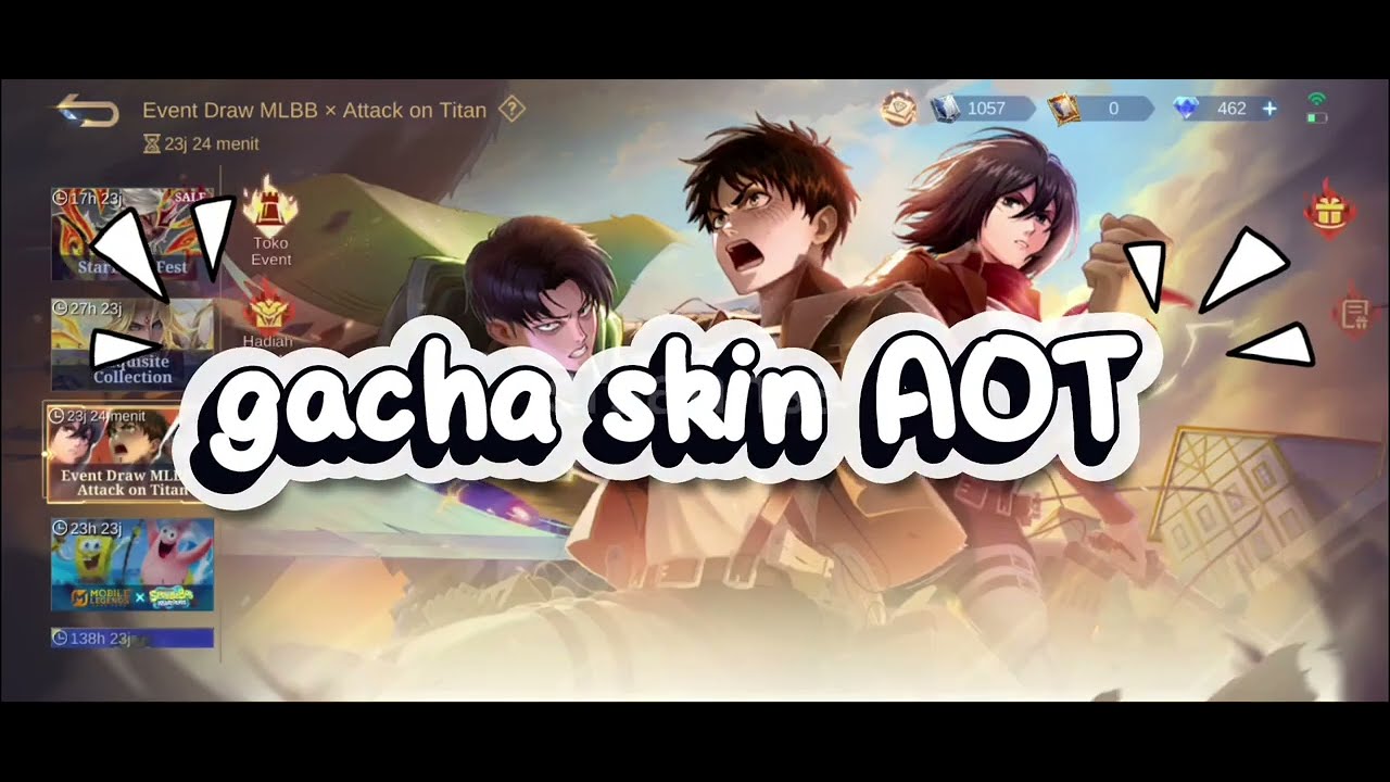 Hoki ga nih? Spin AOT × MLBb