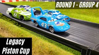 The King Races at Thunder Mountain Speedway | Legacy Piston Cup | Disney Cars