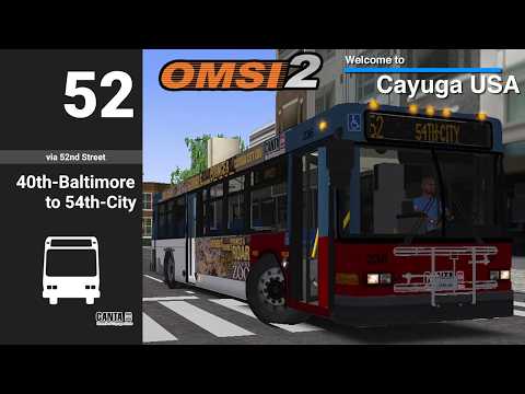 Cayuga USA Route 52 with Gillig Low Floor - OMSI 2