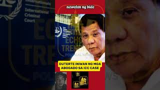 International Lawyers Drop Duterte ICC Defense Case​