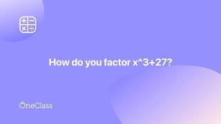 factor x^3-64