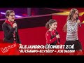 Alejandro lonie et zo  les champs elyses  battles  the voice kids belgique