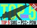 Top 5 SMGs, PDWs, and Pistol Caliber Carbines (9mm Edition)
