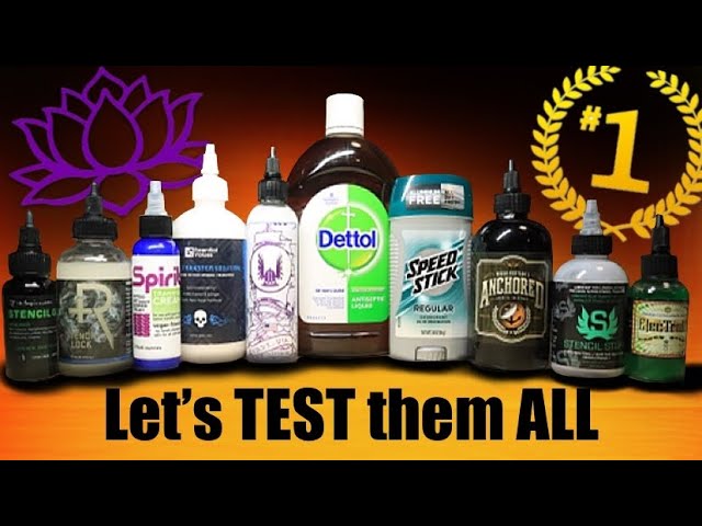 ✓Testing ALL Tattoo STENCIL SOLUTIONS: What's the best to use❓ Testing 10  different products 