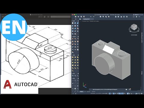 AutoCAD | 3D Tutorial for Beginners | Exercise 4