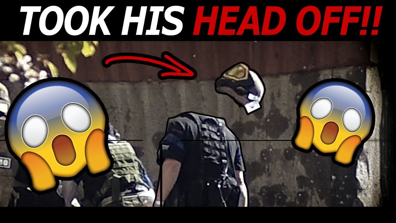 TOOK HIS HEAD OFF! Painful hits in paintball!!! YouTube
