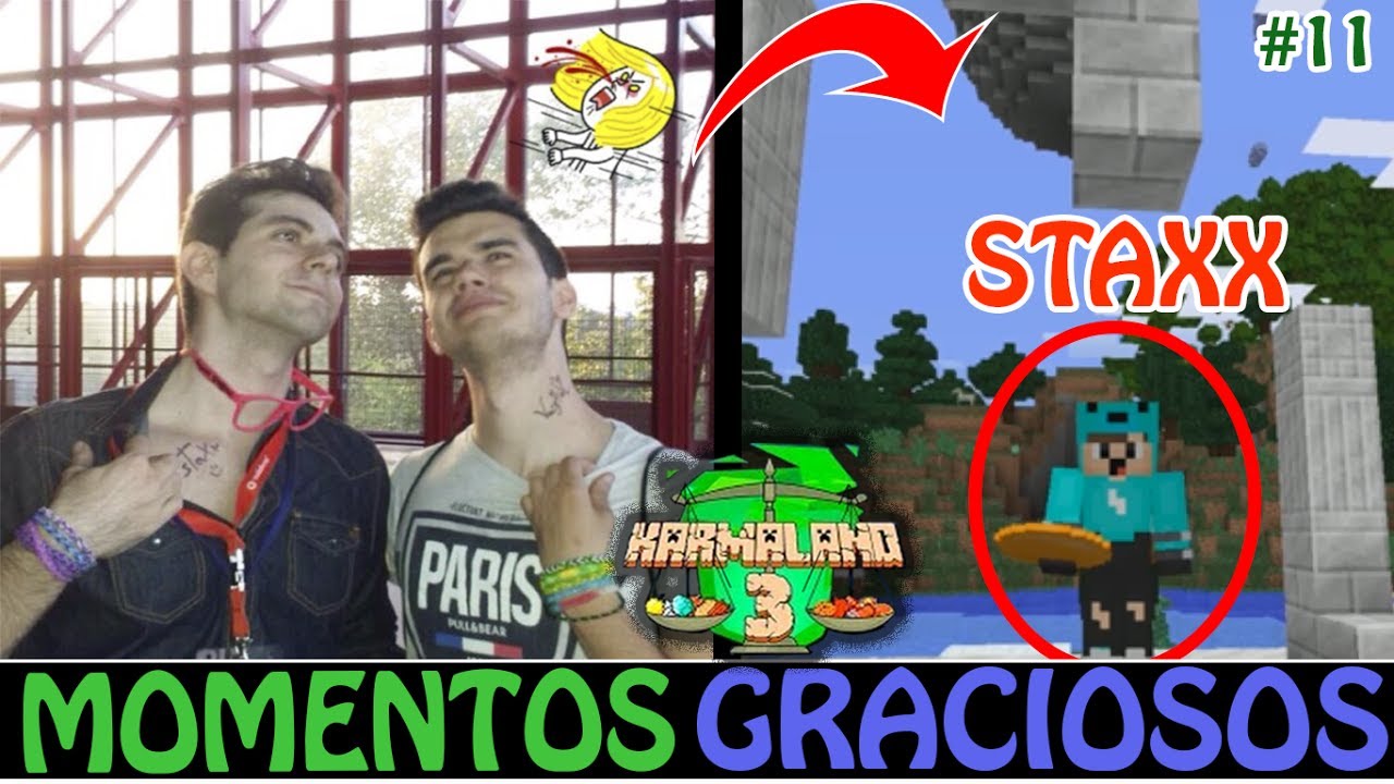#KARMALAND3 🤐 CREEPER EXPLOSIVO Y HACKEO A STAXX 🤐 VEGETTA777 WILLYREX STAXX Y ALEXBY 💜 #11