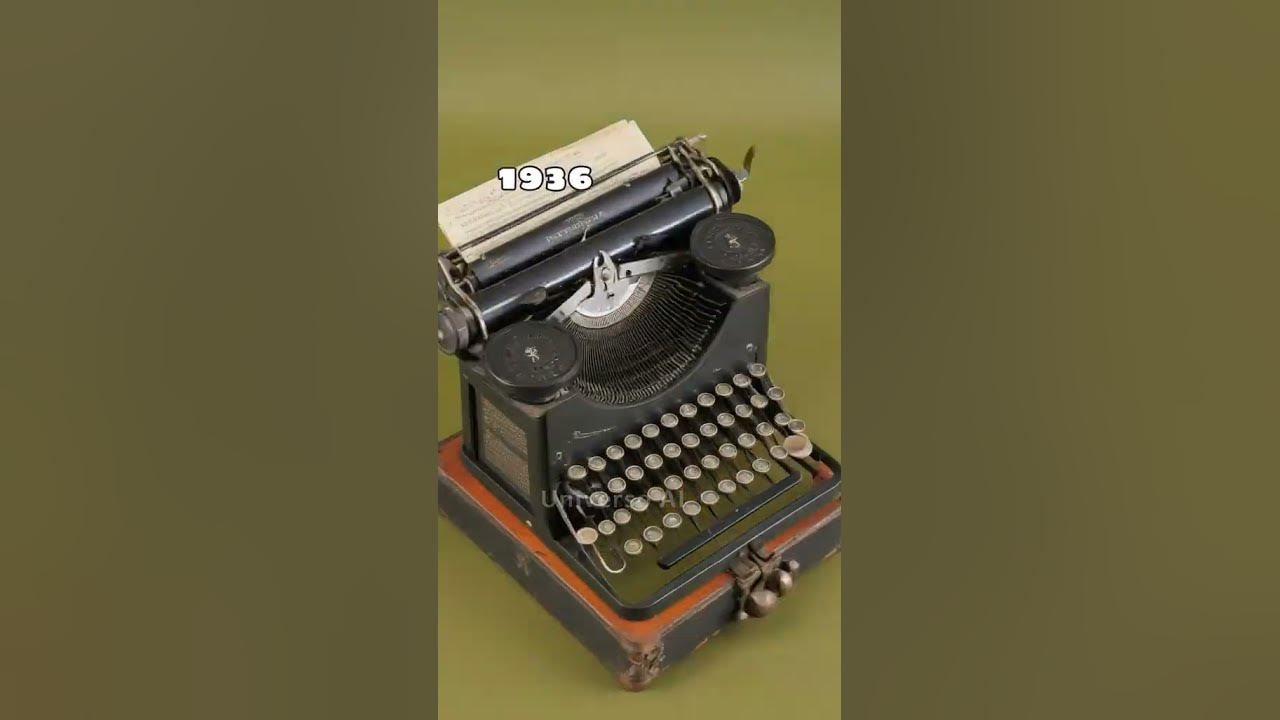 The Evolution of the Typewriter – From Keys to Keyboards! ⌨️ - YouTube