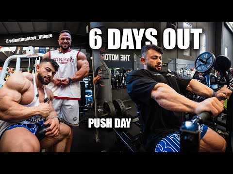 PUSH SESSION W/ @IFBBValentinPetrov | 6 DAYS OUT PORTUGAL PRO