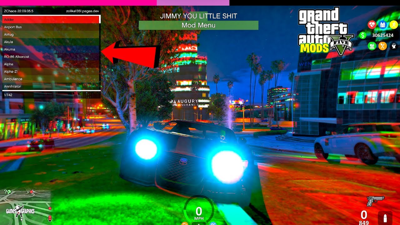 How to download the chaos mod in GTA 5 story mode