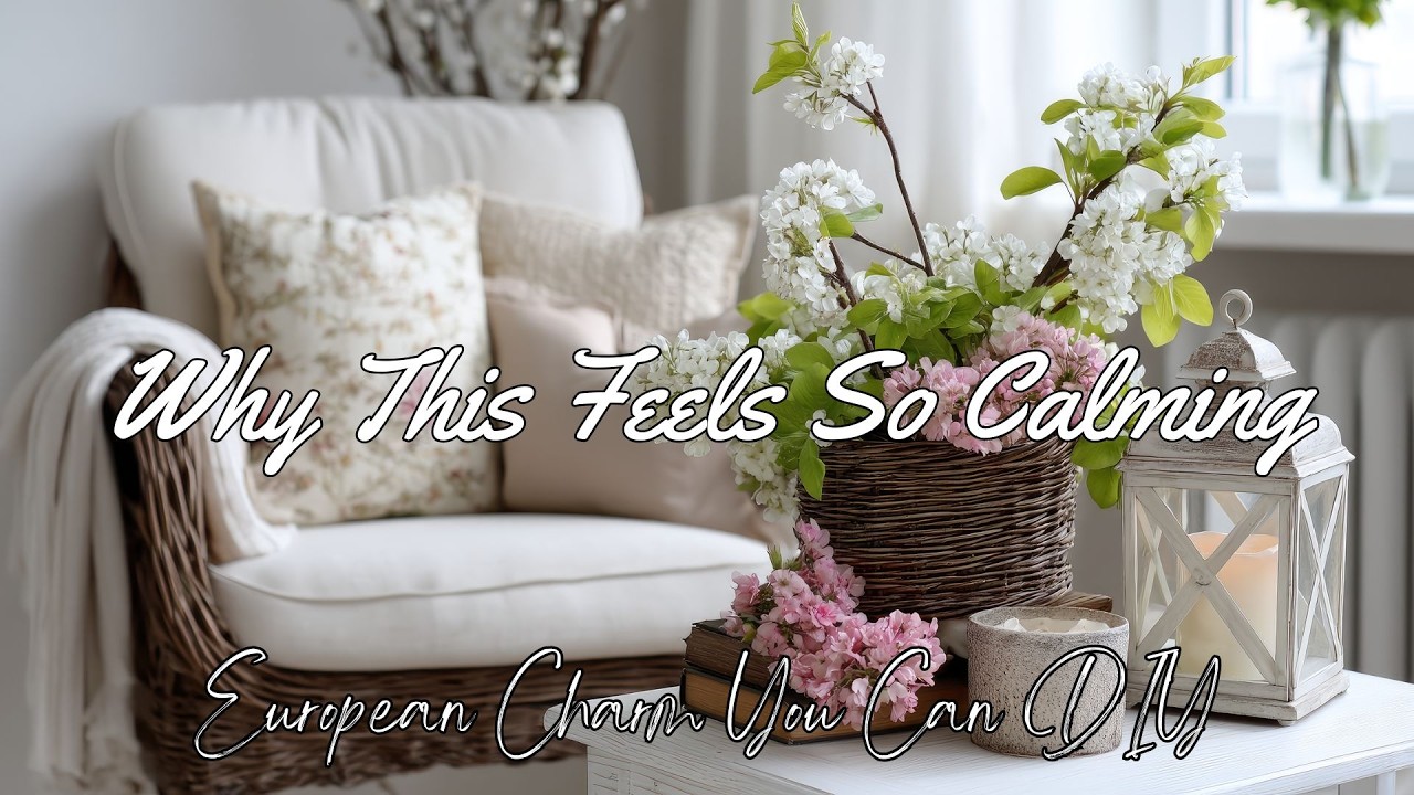 DIY Farmhouse Spring Decor | Romantic Crafts Inspired by Vintage European Homes