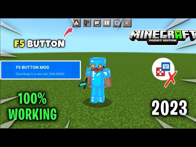 F5 Button Addon For Minecraft PE 1.20