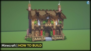 Minecraft How to Build a Medieval Tavern Tutorial