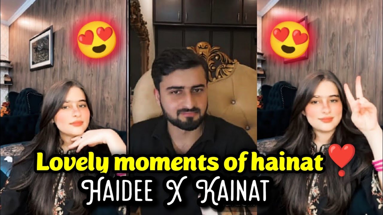 Haider shah live❣️kainat qureeshi k sath Cute lovely moments❤️,Rajab's Family,