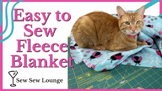 How to Sew a Fleece Blanket with a Sewing Machine