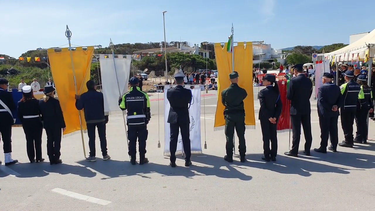 Inaugurazione del monumento ai caduti in mare di S Pietro a mare Valledoria