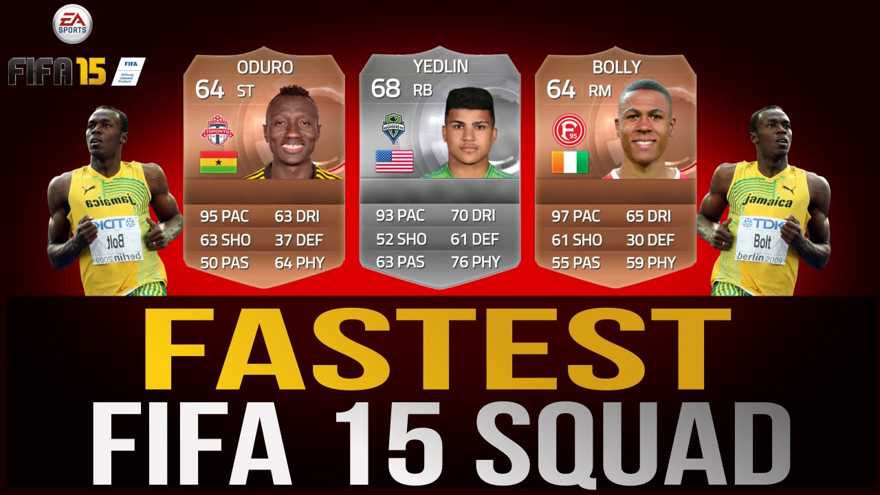 FIFA 15 - FASTEST TEAM!!