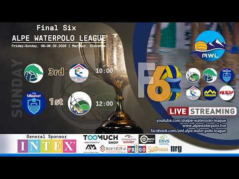 ✅ ALPE WATERPOLO LEAGUE – Season 4, Day 3 | FINAL 6 | Sunday, March 8, 2026