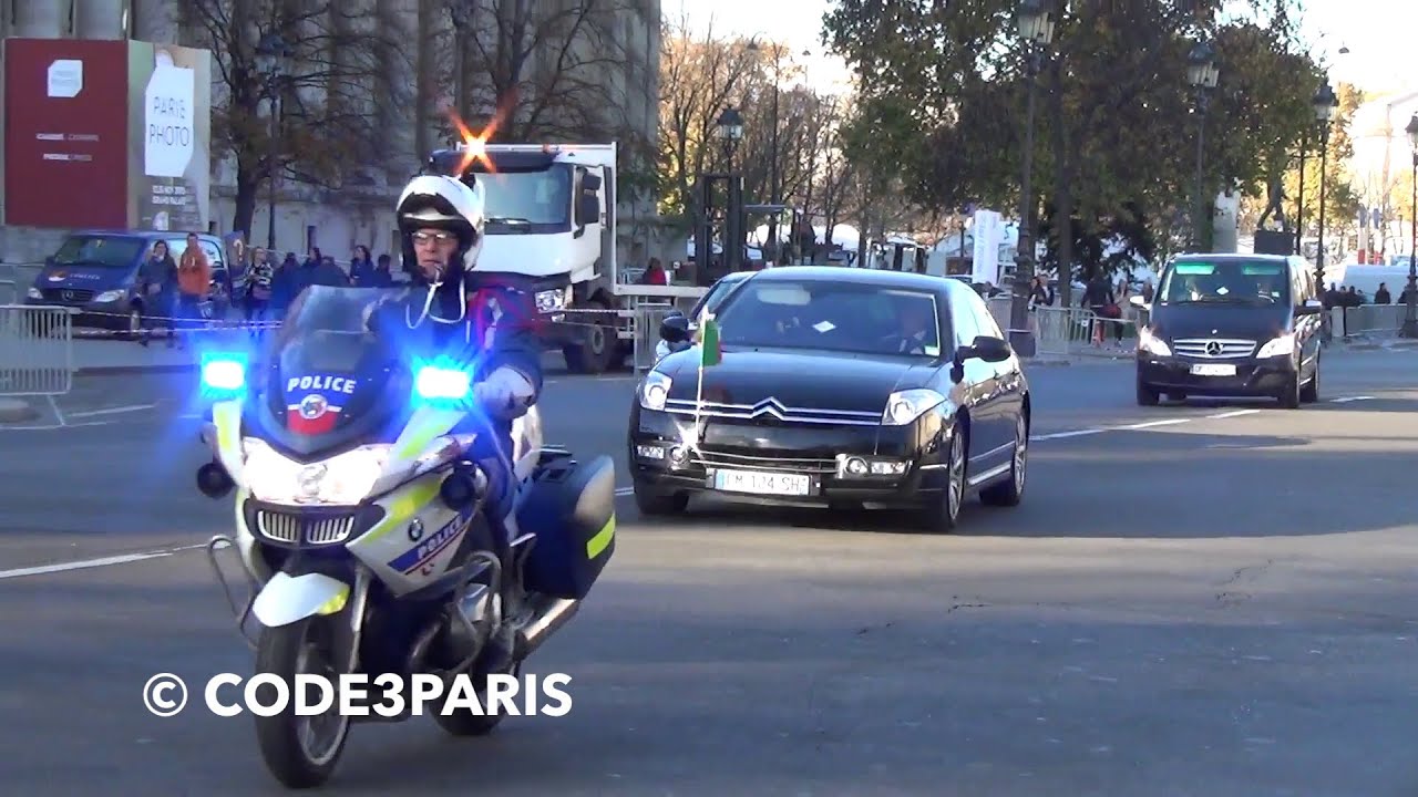 Police Motorcycle Escort President of Benin