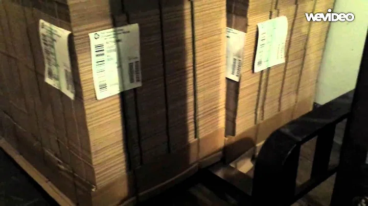 Forklift slip sheet handling video