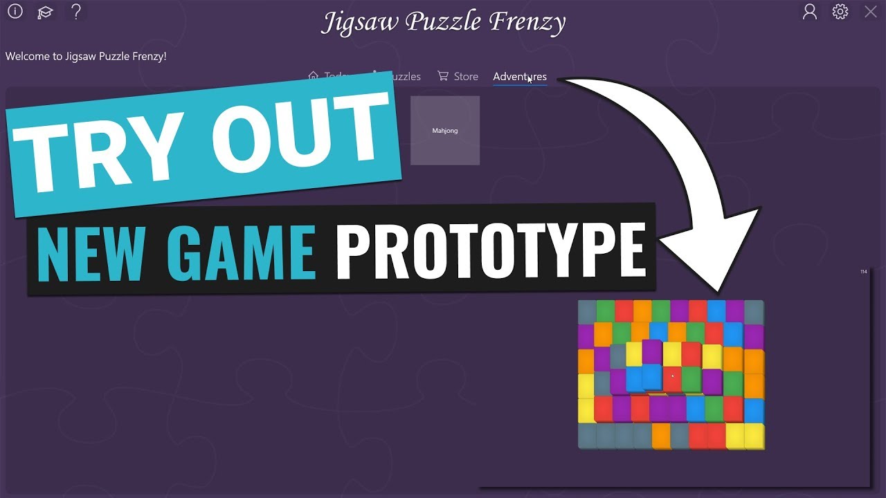 Try Out the New Game Prototype - Mahjong | Jigsaw Puzzle Frenzy