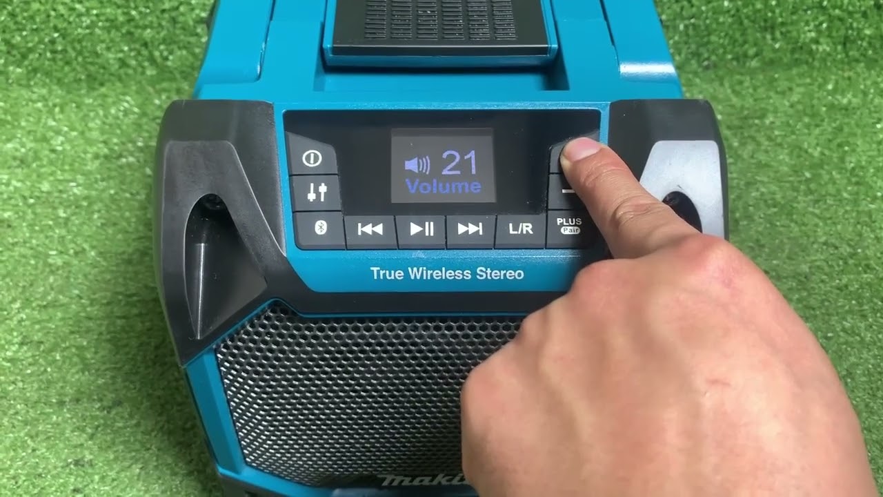 極美品☆動画有☆makita マキタ 充電式 スピーカー MR203 簡易動作確認