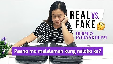 How to tell Real vs. Fake Hermes Evelyne III PM Size