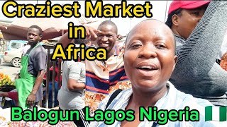 Craziest market in Africa 😱 / biggest market in West Africa / loudest 5 hours of my life😩