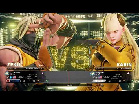 STREET FIGHTER V AE 3.5 Early Zeku vs Karin (Filler)