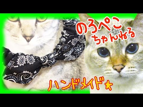 ハンドメイド Favoriさんのネコの首輪2種 手作り猫雑貨 ハンドメイドのお店ギャラリーのろぺこ Youtube