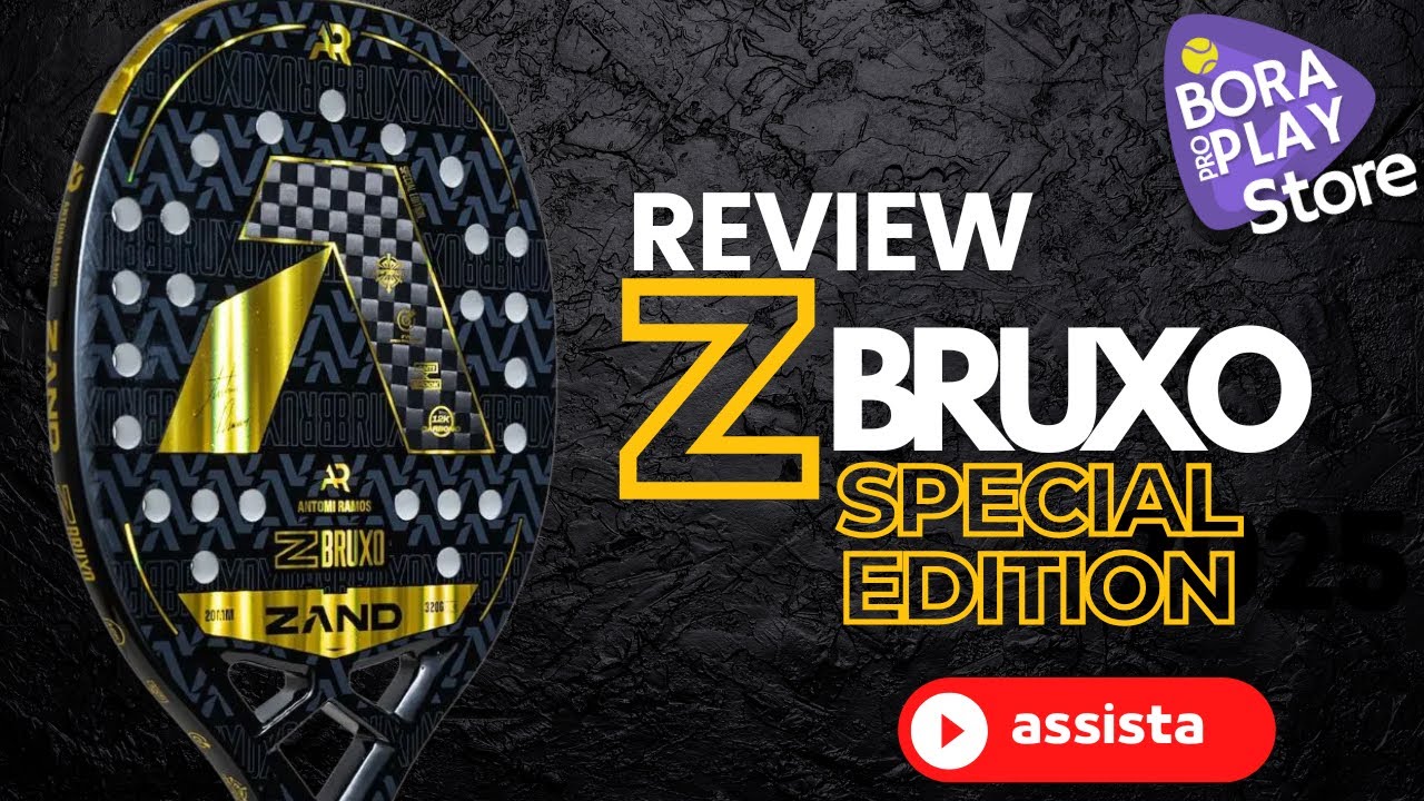 REVIEW RAQUETE DE BEACH TENNIS - Z BRUXO EDIÇÃO ESPECIAL - ZAND 2025