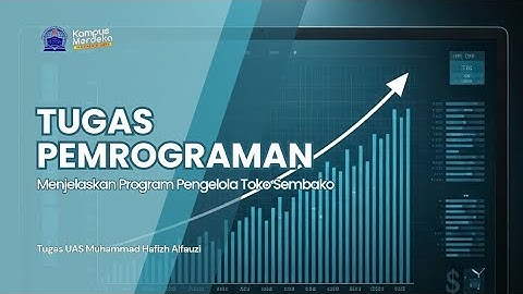 Pengelola Toko Sembako | Tugas Pemrograman