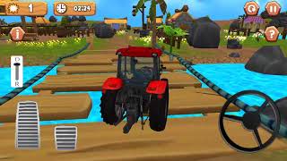 Tractor Parking 3D 2019 #2 Heavy red tractor parking games, ट्रैक्टर खेल, ट्रैक्टर वीडियो screenshot 4