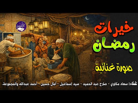 خيرات رمضان صورة غنائية نادرة من رمضان الزمن الجميلصورة غنائية