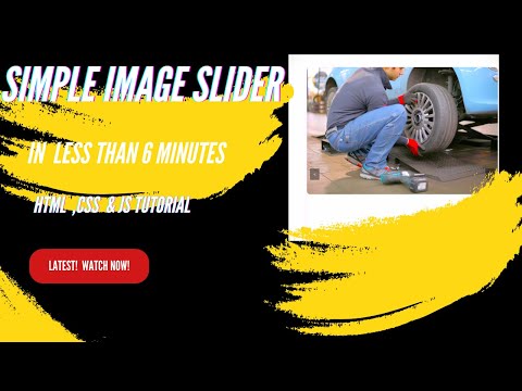 Build a Stunning Image Slider in Just 6 Minutes! | Quick & Easy HTML, CSS, JS Tutorial