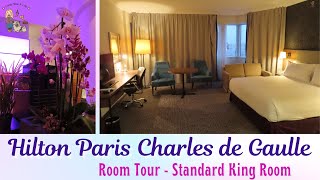 Hilton Paris Charles De Gaulle Airport Hotel Room Tour