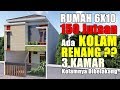 DESAIN RUMAH 6X10#ADA KOLAM RENANGNYA#3 KAMAR TIDUR