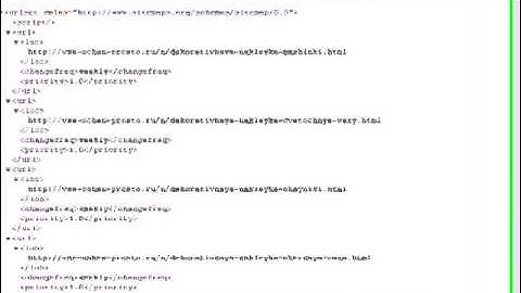 как создать карту сайта в opencart