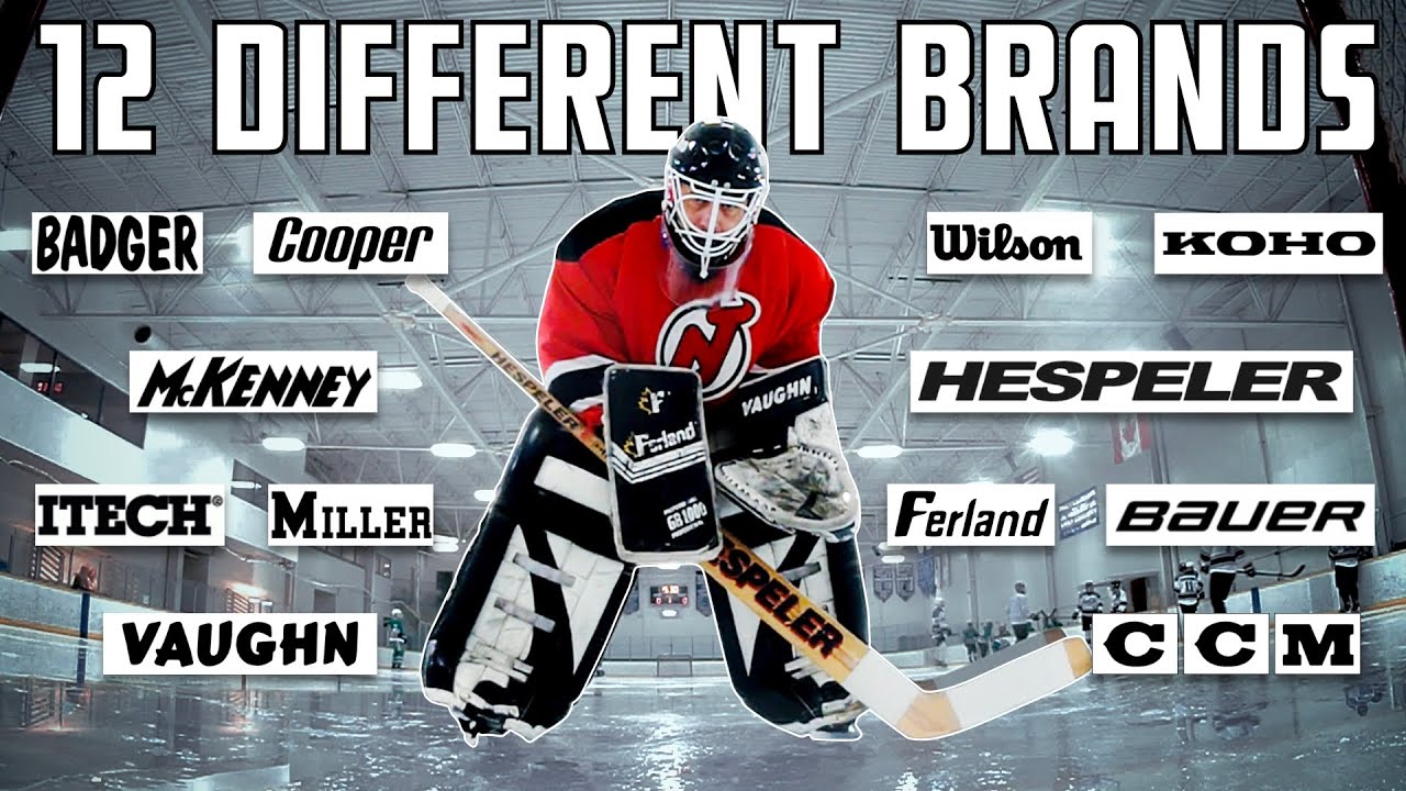 I wore 12 Brands of Vintage Goalie Gear! Beer League Hockey GoPro