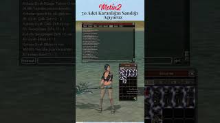 50 Adet Karanlığın Sandığı - Kâr mı? Zarar mı ? - #metin2 #metin2tr #yohara #shortvideo #shorts