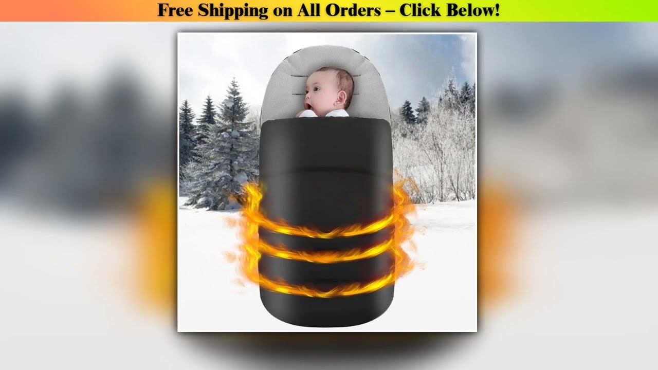 Waterproof Stroller Sleeping Bag Lightweight Stroller Footmuff Windproof Pram Sleeping Bag Durable