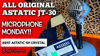 Best Blues Harmonica Microphones | Astatic JT30 Crystal Bullet Mic in box - Microphone Monday 247