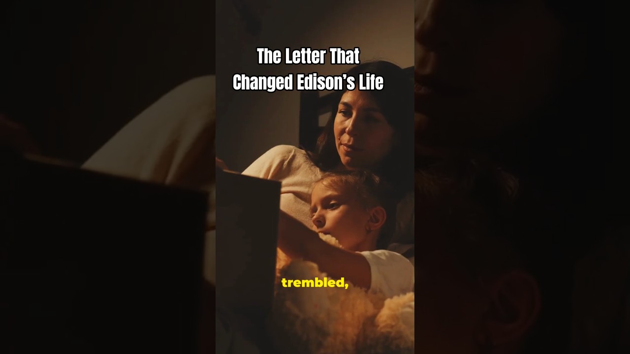 The Letter That Changed Edison’s Life | An Emotional True Story About Thomas Edison’s Childhood