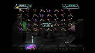 Space Invaders (PS1) - Stage 8: Earth Doubleplay