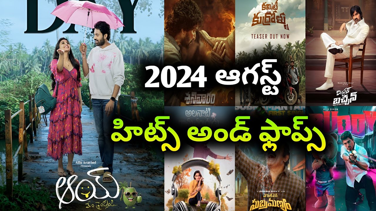 2024 August month all movies hits and flops movies list