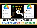 Google Drive Copy Shared Folders to My Drive Tool #gdrive #cloudbackup
